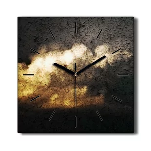 Klasyczny zegar ścienny na płótnie Chmury 30x30 cm, Coloray - Zegary - miniaturka - grafika 1