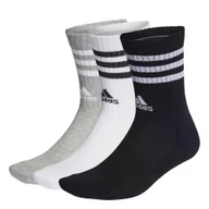 Skarpetki sportowe męskie - 3-Stripes Cushioned Crew Socks 3 Pairs - miniaturka - grafika 1