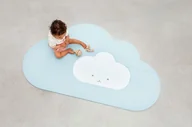 Maty piankowe - Quut QUUT Mata do zabawy piankowa podłogowa Chmurka Playmat Dusty blue solution-bc-6891-0 - miniaturka - grafika 1