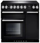 Kuchenki elektryczne - Kuchnia z płytą indukcyjną FALCON Nexus 90 Czarny chrom NEX90EIBL/C-EU - miniaturka - grafika 1