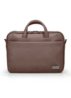 Torby na laptopy - Port Designs Zurich Toploading 39,6 cm (15.6") Aktówka Brązowy - miniaturka - grafika 1