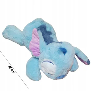 Maskotka Stich 35cm Pluszak Leżący Śpiący Urocza Przytulanka niebieska - Maskotki i pluszaki - miniaturka - grafika 1