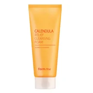 Pianki do mycia twarzy - FarmStay Calendula Relief Cleansing Foam oczyszczająca pianka do twarzy 180ml - miniaturka - grafika 1