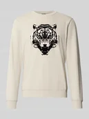 Bluzy męskie - Bluza o kroju regular fit ze zwierzęcym nadrukiem - miniaturka - grafika 1