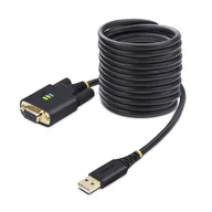 Pozostałe akcesoria sieciowe - StarTech.com 1P10FFCN-USB-SERIAL kabel równoległy Czarny 3 m USB Typu-A DB-9 - miniaturka - grafika 1