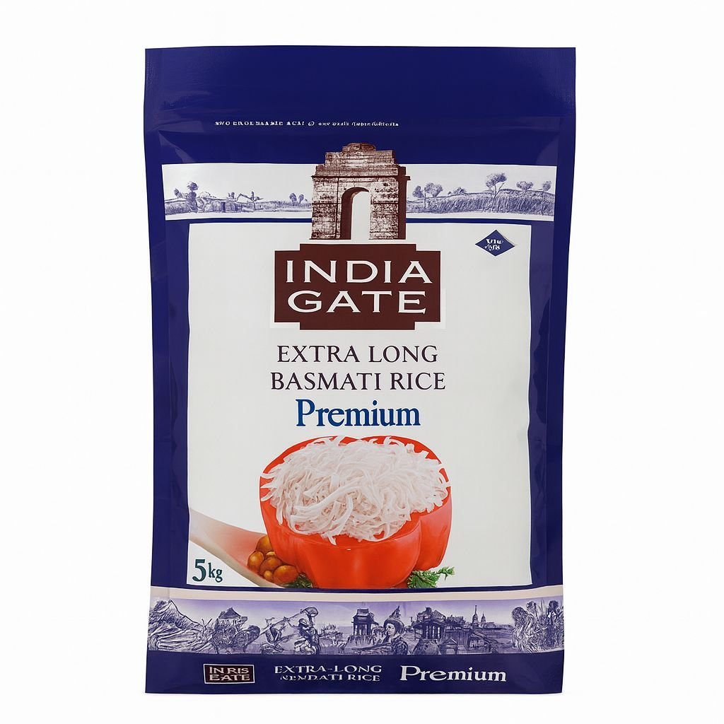 Ryż basmati India Gate Premium 5 kg – długoziarnisty sypki aromatyczny