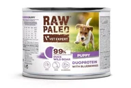 Mokra karma dla psów - Raw Paleo Duck&Boar Puppy Can 200g - miniaturka - grafika 1