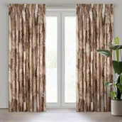 Zasłony - Zasłona gotowa Ella tunel 140 x 270 cm ceglany brązowy - miniaturka - grafika 1