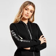 Dresy damskie - EMPORIO ARMANI DRES LOGO ZIP HOODIE TRACKSUIT CZARNY 6LTVW0TJALZ1200 - Emporio Armani - miniaturka - grafika 1
