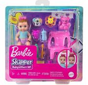 Lalki dla dziewczynek - Mattel, Lalka Barbie Dziecko i akcesoria - mycie zębów - miniaturka - grafika 1