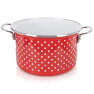 Garnki - Garnek emaliowany indukcja na indukcję gaz TECKA 22 cm 4L ORION 113358 - miniaturka - grafika 1