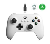 Kontrolery gier na PC - 8BitDo Ultimate Wired Hall Effect do PC, Xbox Series X/S, Xbox One Przewodowy Biały - miniaturka - grafika 1
