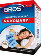 Zwalczanie i odstraszanie szkodników - Bros Sp z o.o wkłady do elektro na komary 20szt 011 - miniaturka - grafika 1