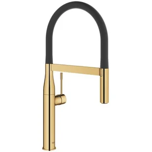 Grohe Essence Bateria kuchenna z wyciąganą wylewką cool sunrise 30294GL0 - Baterie kuchenne - miniaturka - grafika 1