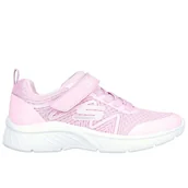 Buty dla dziewczynek - Buty dziecięce Skechers Microspec Plus Swirl Sweet 303535LLTPK - różowe - miniaturka - grafika 1