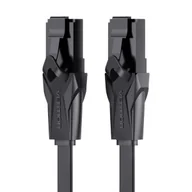 Pozostałe akcesoria sieciowe - Płaski kabel sieciowy UTP CAT6 Vention IBABH RJ45 Ethernet 1000Mbps 2m czarny - miniaturka - grafika 1
