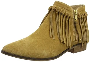 ALDO Damskie kozaki Wadia z krótką cholewką, brązowy - Braun Camel Suede 39-39 eu - Kozaki damskie - miniaturka - grafika 1
