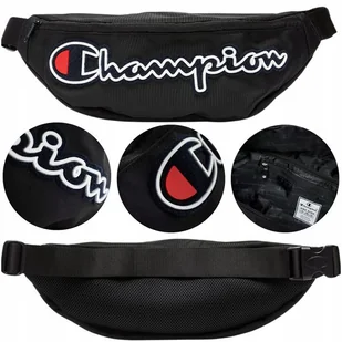 Y4086 Torebka Champion Waist Bag 804909 Saszetka Nerka Czarna Duża Pasek - Nerki - miniaturka - grafika 1