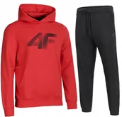 Dresy męskie - 4F OCIEPLANY MÄSKI DRES BAWEĹNA KOMPLET BLUZA SPODNIE / rozm XL - miniaturka - grafika 1