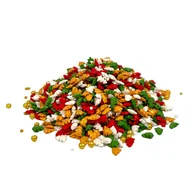 Dodatki do ciast w proszku - Posypka 50 g Świąteczne choinki kolorowe mix - miniaturka - grafika 1