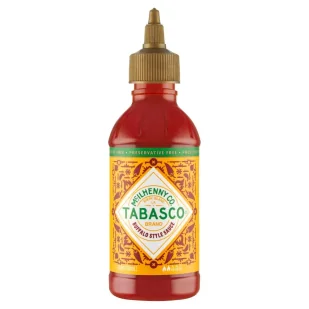 Tabasco Sos z czerwonych chili z czosnkiem 266 g - Majonezy i dressingi - miniaturka - grafika 1