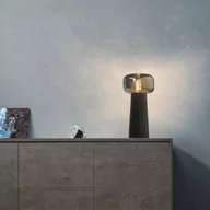 Lampy stojące - Mantra Iluminación Lampa stołowa Faro, szkło, tworzywo sztuczne, oprawa E27, biały - miniaturka - grafika 1