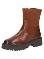 Kozaki damskie - Caprice Damskie 9-26439-43 modne kozaki, Cognac Comb, 39 EU, Cognac Comb, 39 EU - miniaturka - grafika 1
