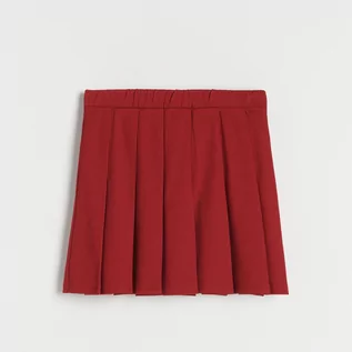 Sukienki i spódniczki dla dziewczynek - Reserved - Plisowana spódniczka - Czerwony - grafika 1