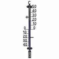 Dekoracje domu - Termometr zewnętrzny czarny 25 cm kod: O-569666 - miniaturka - grafika 1