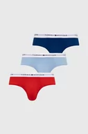 Majtki męskie - Tommy Hilfiger slipy 3-pack męskie kolor niebieski UM0UM02764 - miniaturka - grafika 1