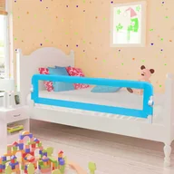 Zabezpieczenia dla dzieci - VIDAXL, Barierka do łóżeczka dziecięcego, 42x120 cm, Niebieska - miniaturka - grafika 1