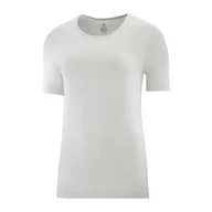 Koszulki sportowe damskie - Koszulka Salomon Essential Seamless W White - miniaturka - grafika 1