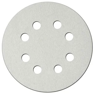 Tarczki ścierne z otworami do szlifierek do gipsu DEDRA DED7764w4 białe, 180 mm, gr.150, rzep, 5 szt - Materiały ścierne - miniaturka - grafika 1