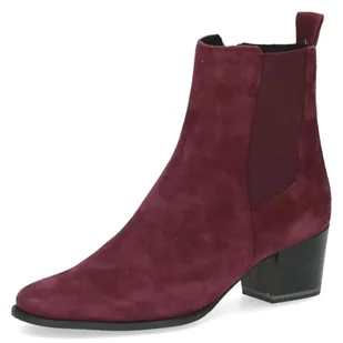 Caprice Damskie buty 9-25304-45, modne kozaki, bordowe zamszowe, 38,5 EU, bordowy zamsz, 38.5 EU - Kozaki damskie - miniaturka - grafika 1