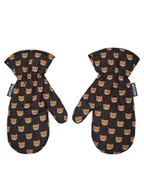 Rękawiczki - MOSCHINO Rękawiczki Damskie 65393 M3003 Czarny - miniaturka - grafika 1