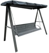 Huśtawki - Huśtawka ogrodowa drewniana szara M2-S48 - miniaturka - grafika 1