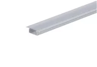 Taśmy LED - Profil LED Basic Plus 2m anodowany z osłoną przeźroczystą - miniaturka - grafika 1
