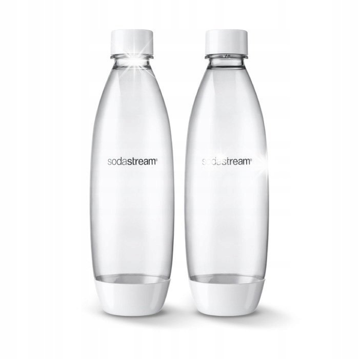 Zestaw butelek SodaStream Fuse białe do zmywarki