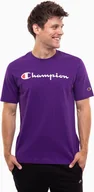 Koszulki męskie - Champion Koszulka męska Champion SS Tee fioletowa 220256 VS025 XL - miniaturka - grafika 1