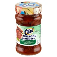 Warzywa w marynacie - Ole! Suszone pomidory marynowane w occie jabłkowo-spirytusowym z oregano 160 g - miniaturka - grafika 1