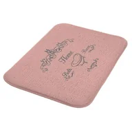 Dywaniki łazienkowe - Dywanik NICEA 40 x 60 cm różowy - miniaturka - grafika 1