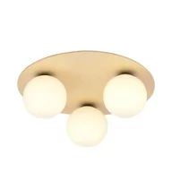 Lampy sufitowe - Emibig Kenzo lampa sufitowa 3-punktowa brązowa/biała 1142/3B 1142/3B - miniaturka - grafika 1