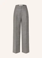 Spodnie damskie - Marc O'polo Spodnie Z Materiału Typu Marlene grau - Marc O'Polo - miniaturka - grafika 1