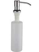 Mydelniczki i dozowniki mydła - Laveo Dozownik na płyn do mycia naczyń stal szczotkowana Laveo OKD 231T - miniaturka - grafika 1