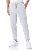 Spodenki męskie - Koton Męskie spodnie dresowe Cargo Jogger, Szary (027), M - miniaturka - grafika 1