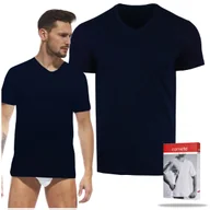 Koszulki męskie - Cornette Koszulka Męska T-shirt Bawełniana 201 Rozmiar M - miniaturka - grafika 1