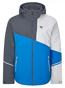Ziener Męska kurtka narciarska TIMPA / kurtka zimowa | ciepła, wodoszczelna, bez PFC, persian blue.ombre, 46 - Kurtki męskie - miniaturka - grafika 1