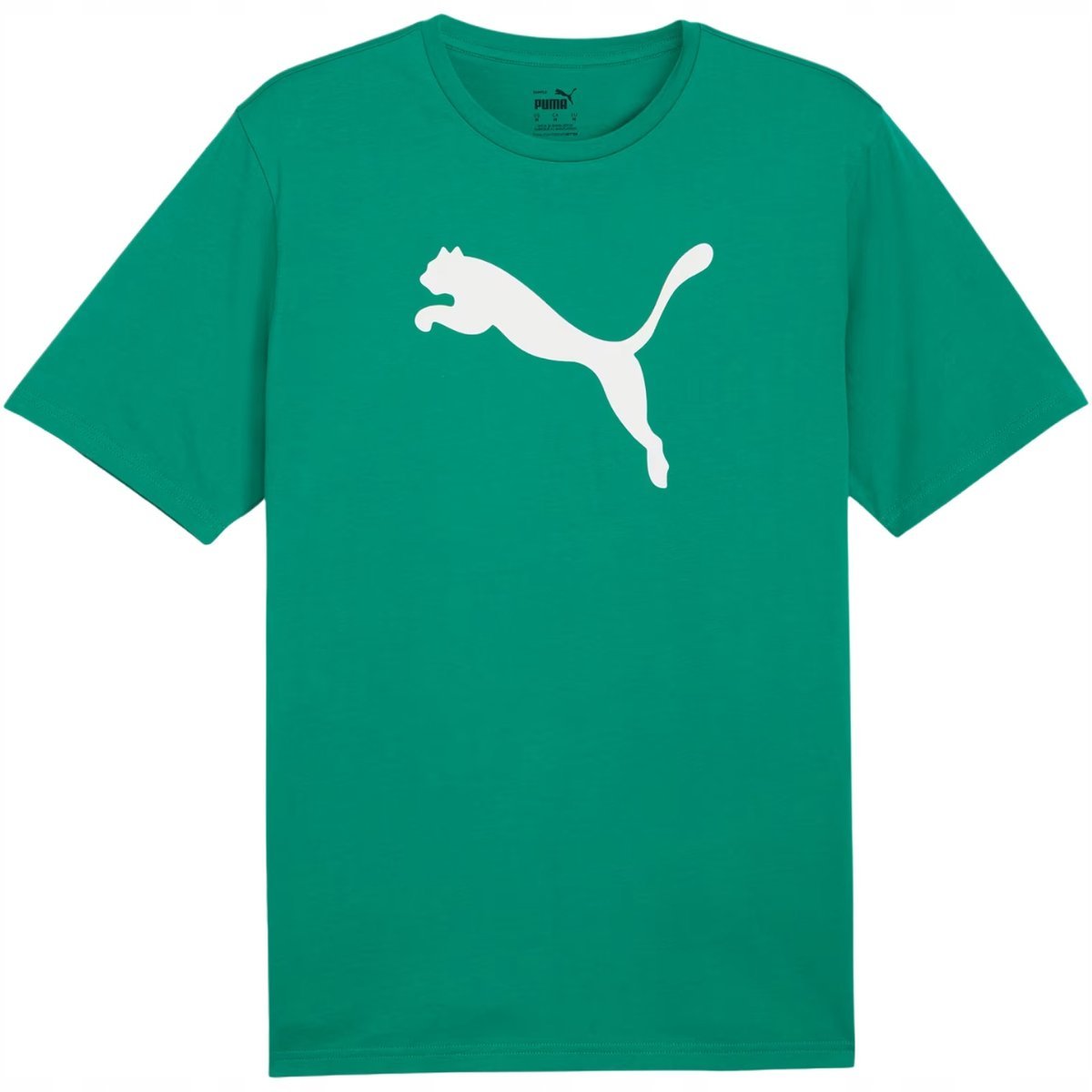 Koszulka Męska Puma Team Rise Logo Jersey Cotton Zielona 658705 05 L
