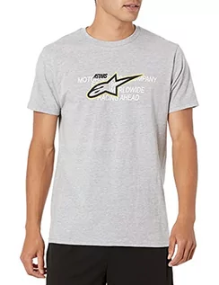 Koszulki męskie - Alpinestars Męski t-shirt Truth szary (Grey Heather) XXL - grafika 1
