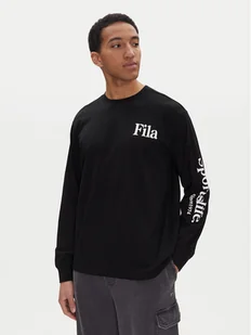 Fila Longsleeve Laon FAM0904 Czarny Oversize - Koszulki męskie - miniaturka - grafika 1